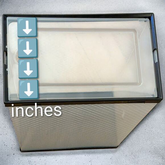 24 Piece Shoe Storage Boxes Plastic Organizers Stackable Large Black Sneaker - Picture 5 of 8